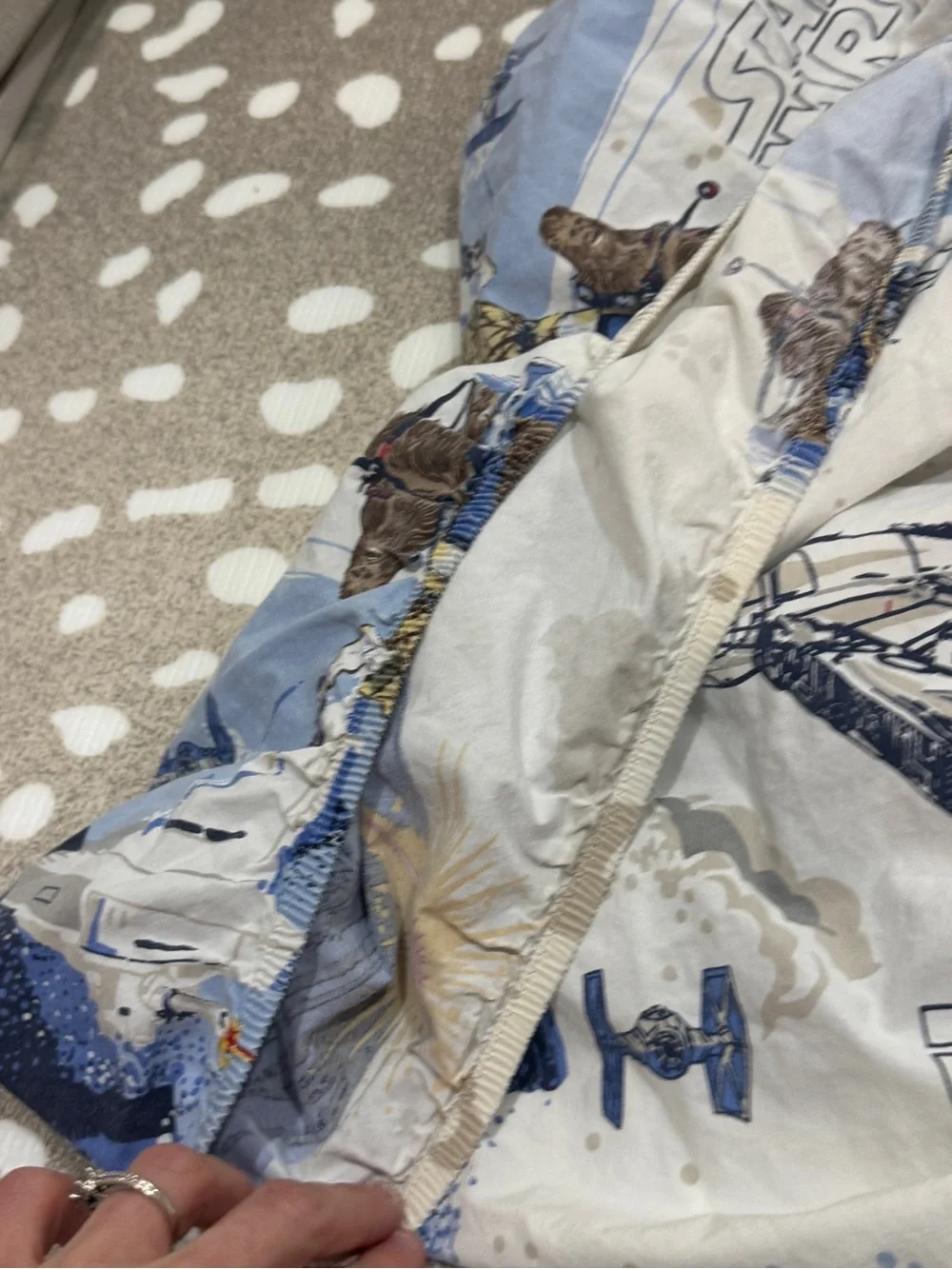 Pottery Barn Kids Star Wars bundle set flat sheet fitted pillowcases twin boys